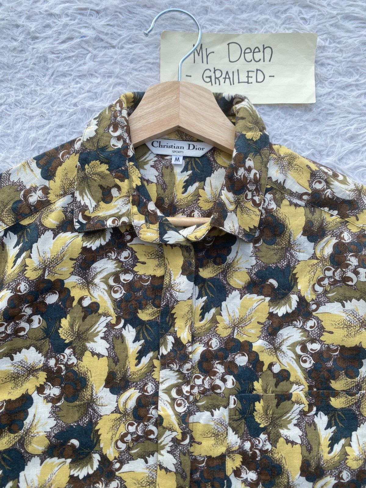 Christian Dior Monsieur Rare Vintage 90s Christian Dior Florals Buttoned Shirt Size US M / EU 48-50 / 2 - 8 Thumbnail