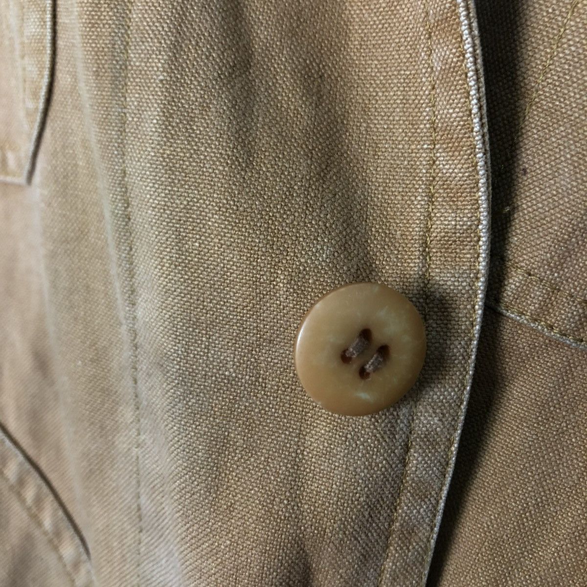 Japanese Brand 🔥RICH BROWN VINTAGE CHORE WORK JACKET ATLIERSAB ISSEY MIYAKE Size US M / EU 48-50 / 2 - 18 Thumbnail