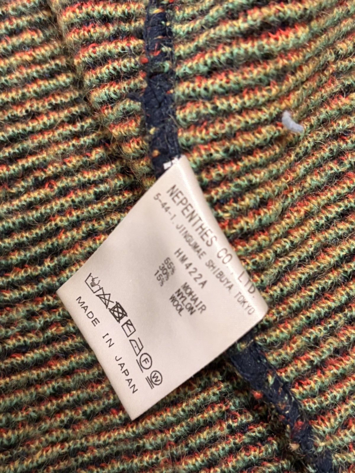 Needles Needles Mohair Cardigan in Navy plaid Size US L / EU 52-54 / 3 - 8 Thumbnail
