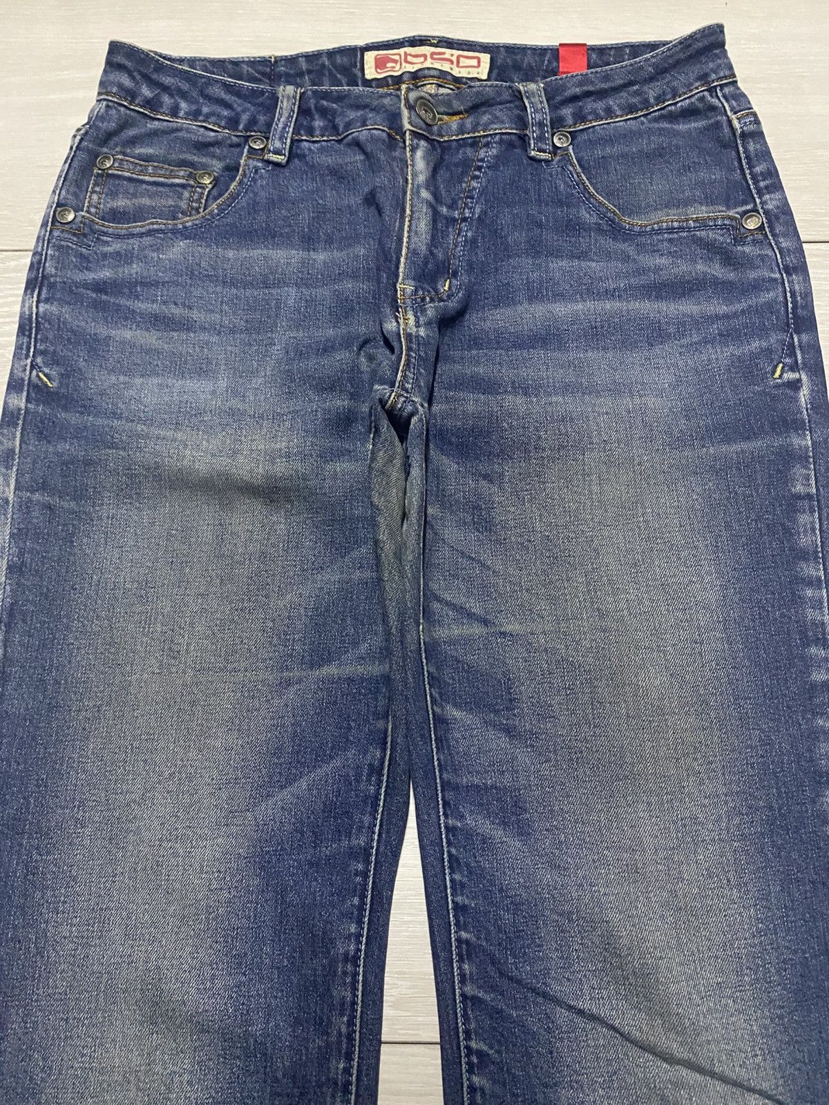 Other Vintage japanese Brand BSO Faded Wash Bootcut Flare Jeans Size US 28 / EU 44 - 3 Thumbnail