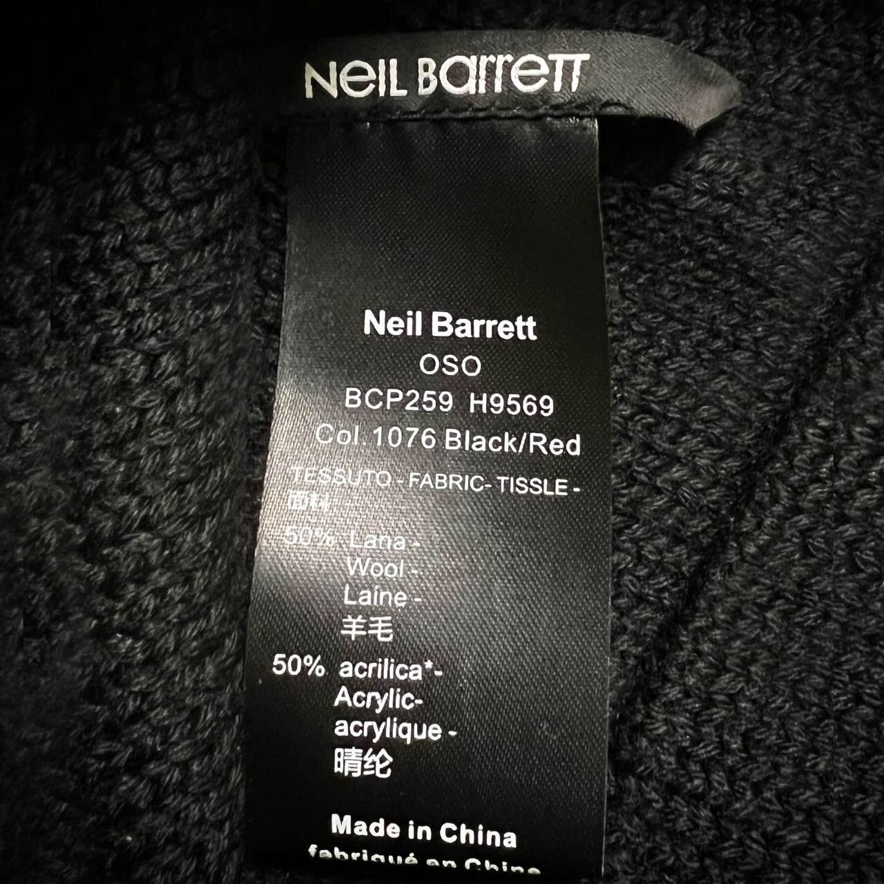 Neil Barrett NEIL BARRETT BEANIE ~ AUTHENTIC LOGO ~ Size ONE SIZE - 4 Thumbnail