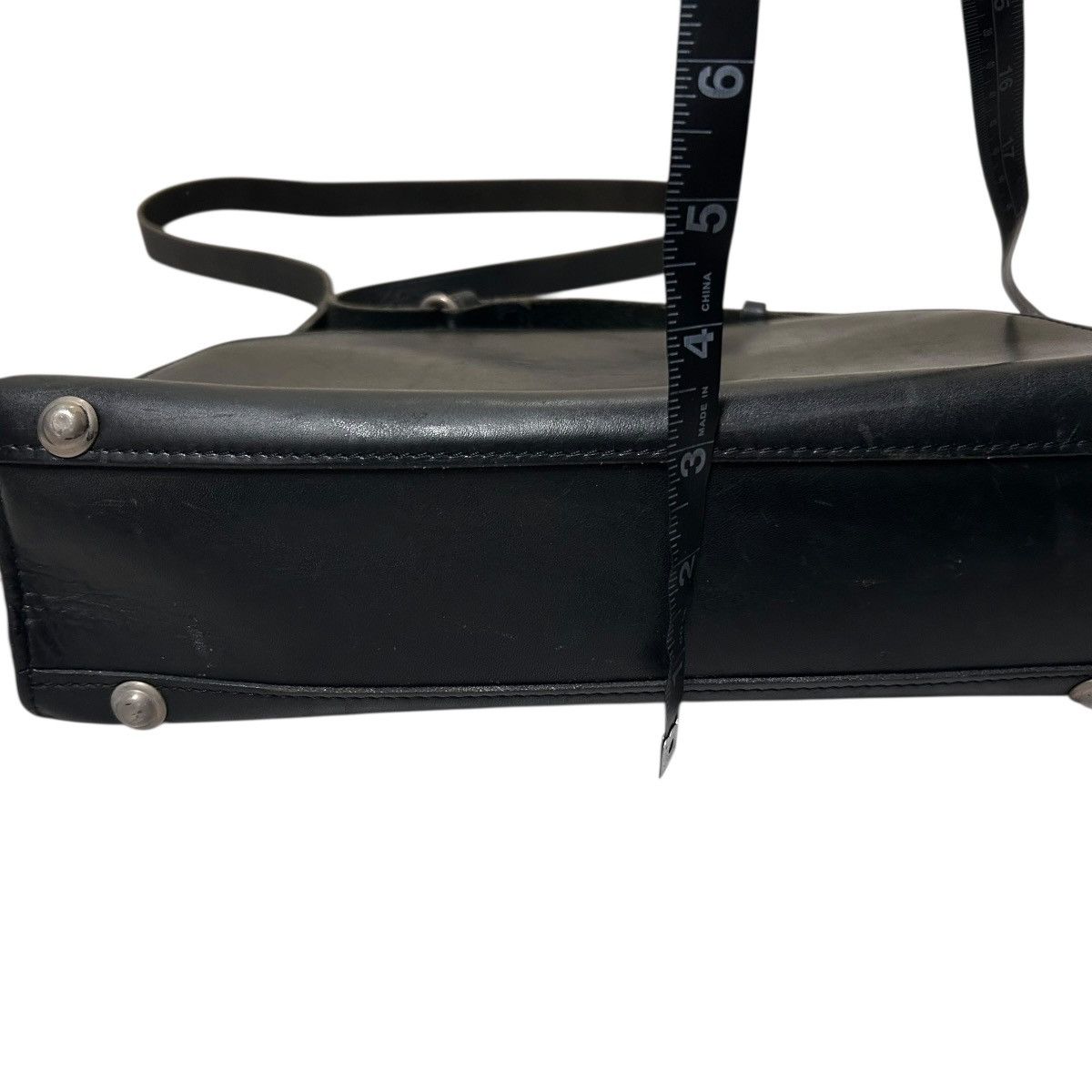 Yohji Yamamoto 702 00s Yohji Yamamoto Y'SACCS leather bag shoulder black Size ONE SIZE - 17 Thumbnail