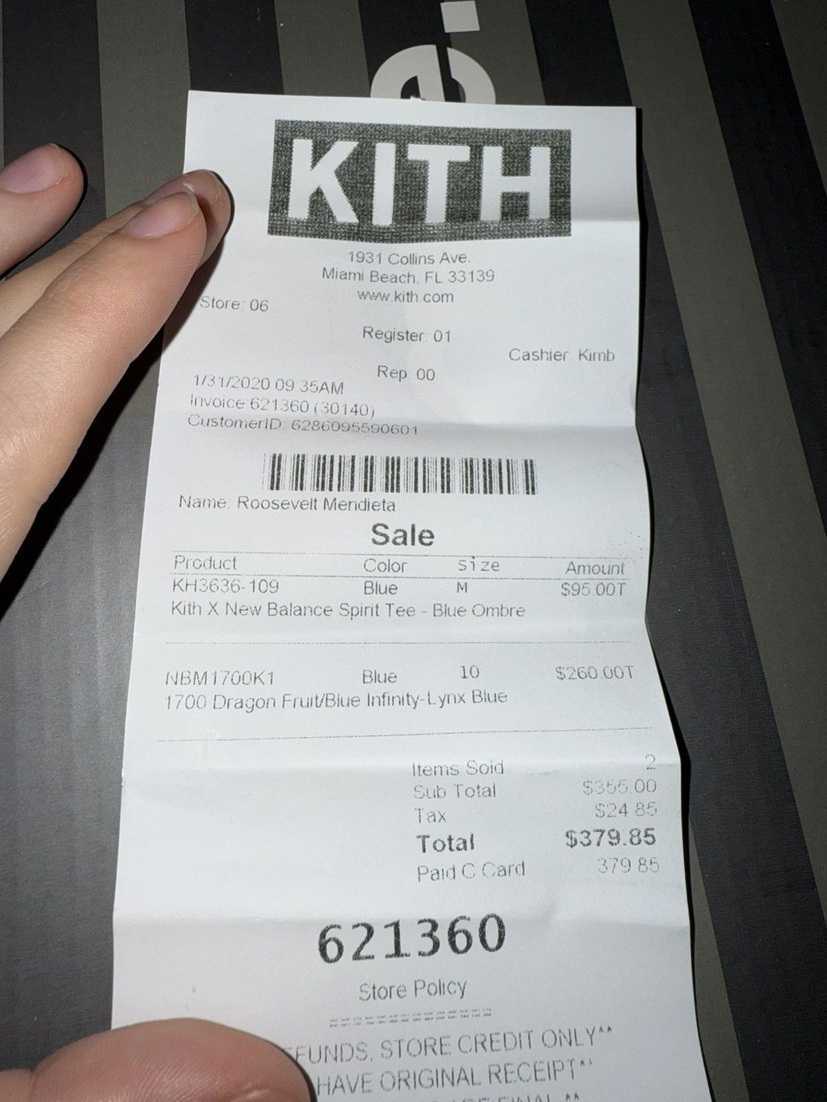 Kith × New Balance Kith New Balance 1700 Pink Toe Size US 10 / EU 43 - 8 Thumbnail