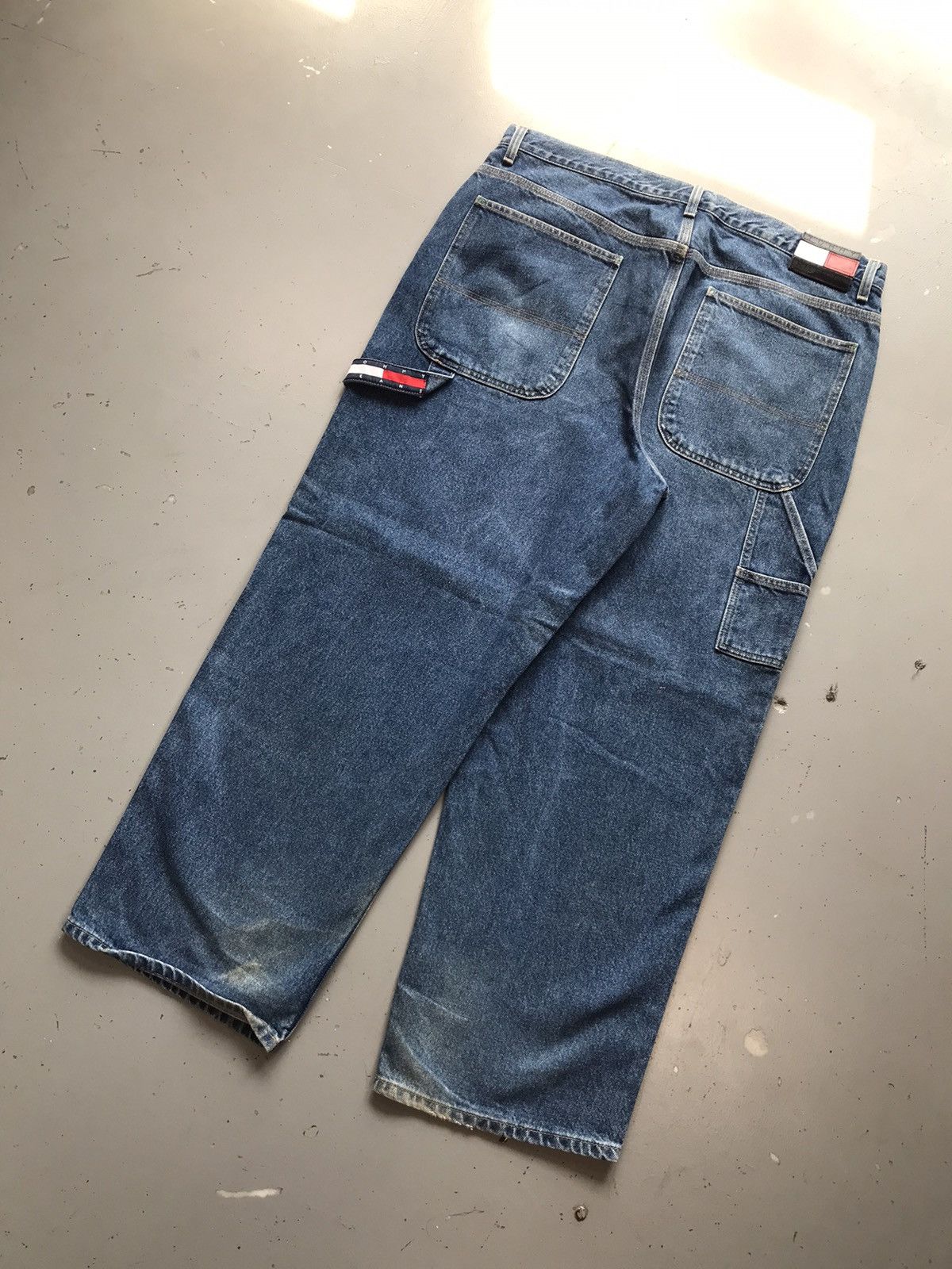 Tommy Hilfiger × Vintage Vintage Tommy Hilfiger baggy fit carpenter denim Size US 40 / EU 56 - 9 Thumbnail