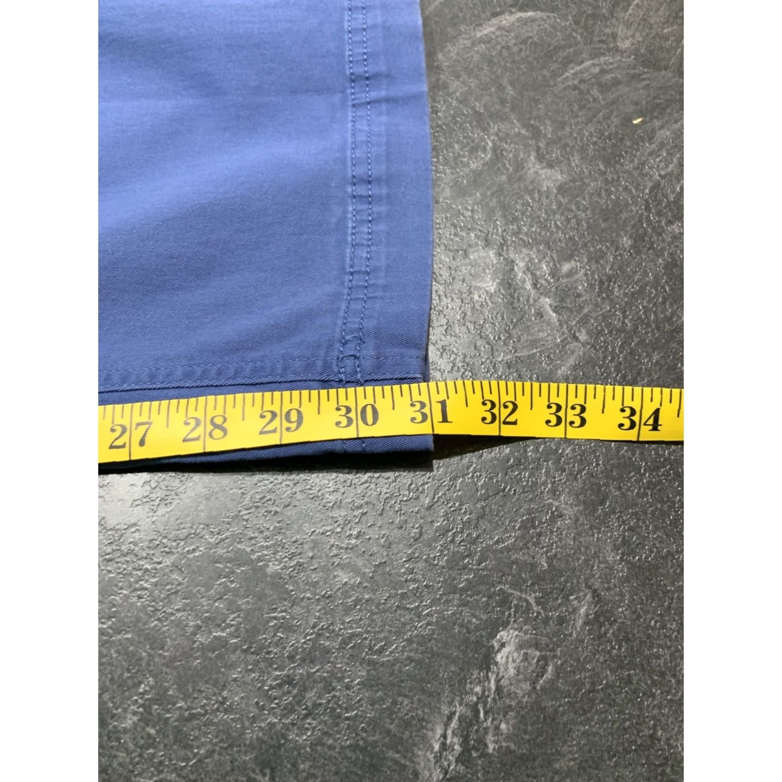 Vintage VINTAGE Rowm Men’s Chino Pants Blue 34x31 Regular Comfort Waist Mens Size US 34 / EU 50 - 6 Thumbnail