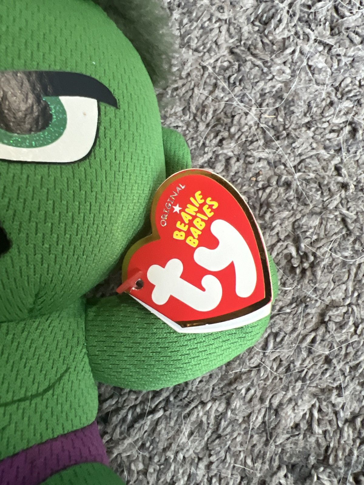 Marvel Comics 2020 Marvel Ty Hulk Beanie Baby Size ONE SIZE - 3 Thumbnail
