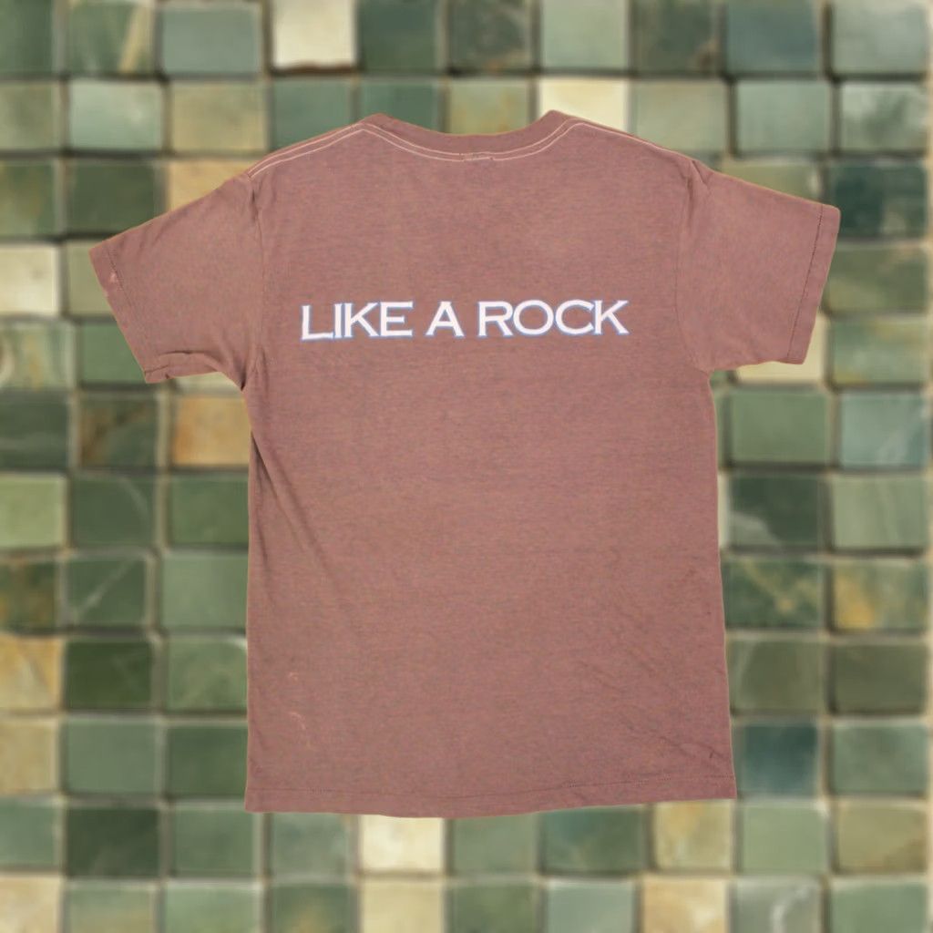 Vintage VTG 80s Bob Seger & the Silver Bullet Band TShirt Mens M Like A Rock Graphic Tee Grey US Ched Vintage Shirt Size US M / EU 48-50 / 2 - 1 Thumbnail