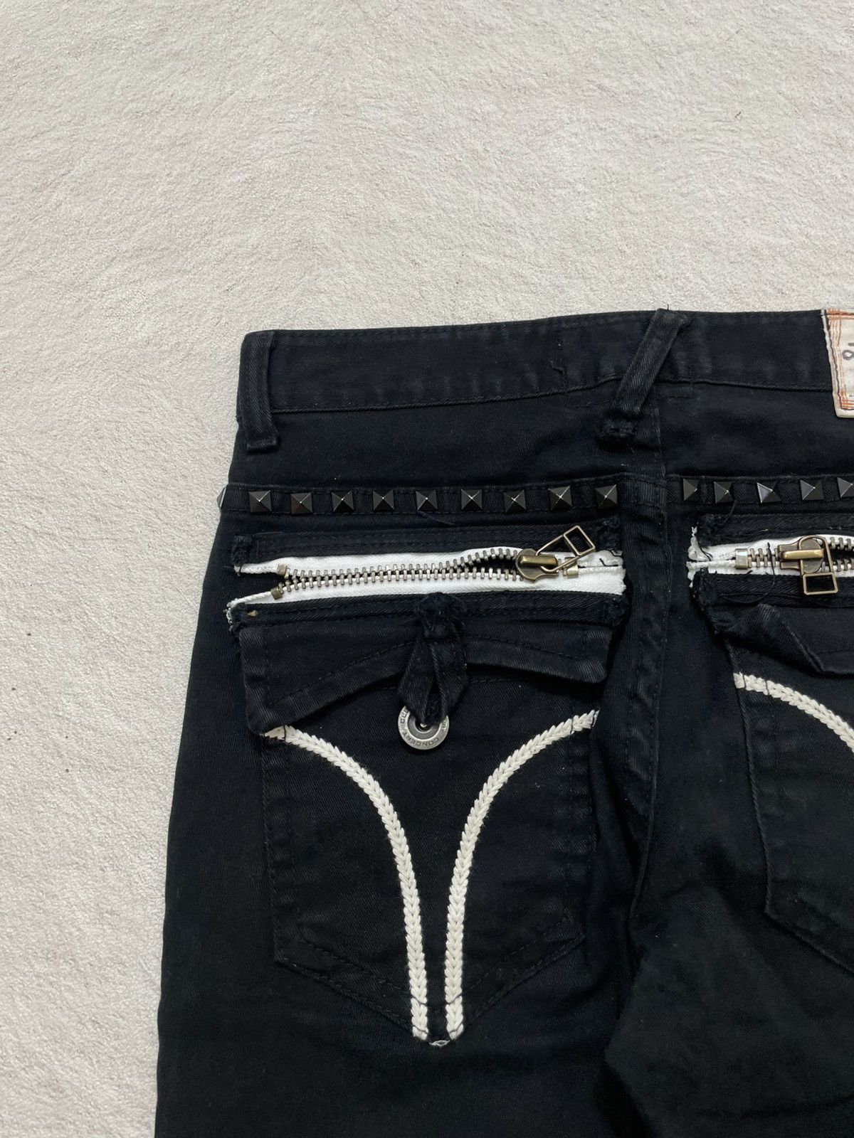 Number (N)ine 2000s Undercover Studed Denim Ifsix LGB hysteric Y2K Maison Size US 28 / EU 44 - 9 Thumbnail