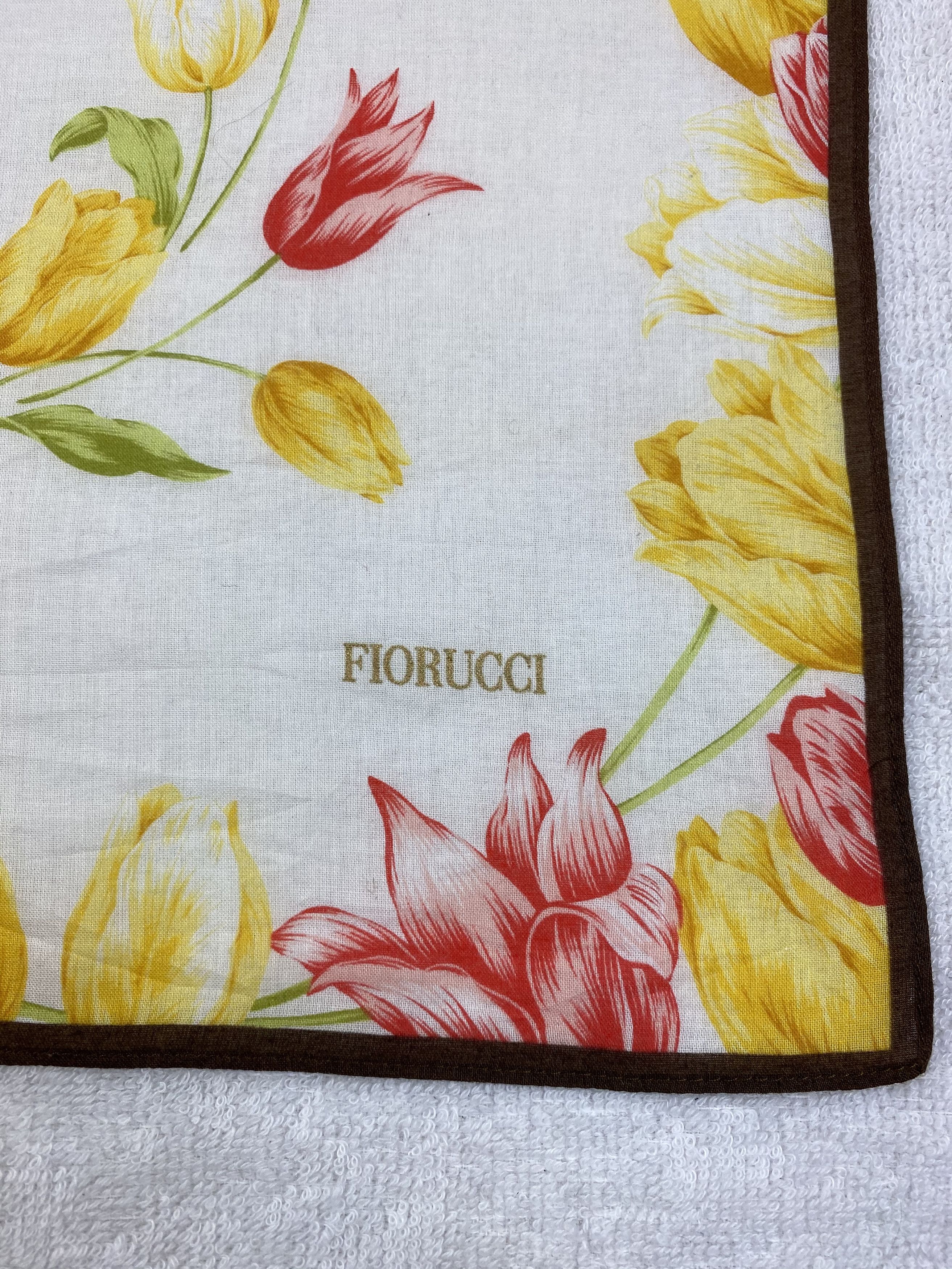 Fiorucci Fiorucci Floral Handkerchief / Bandana / Neckerchief Size ONE SIZE - 5 Thumbnail