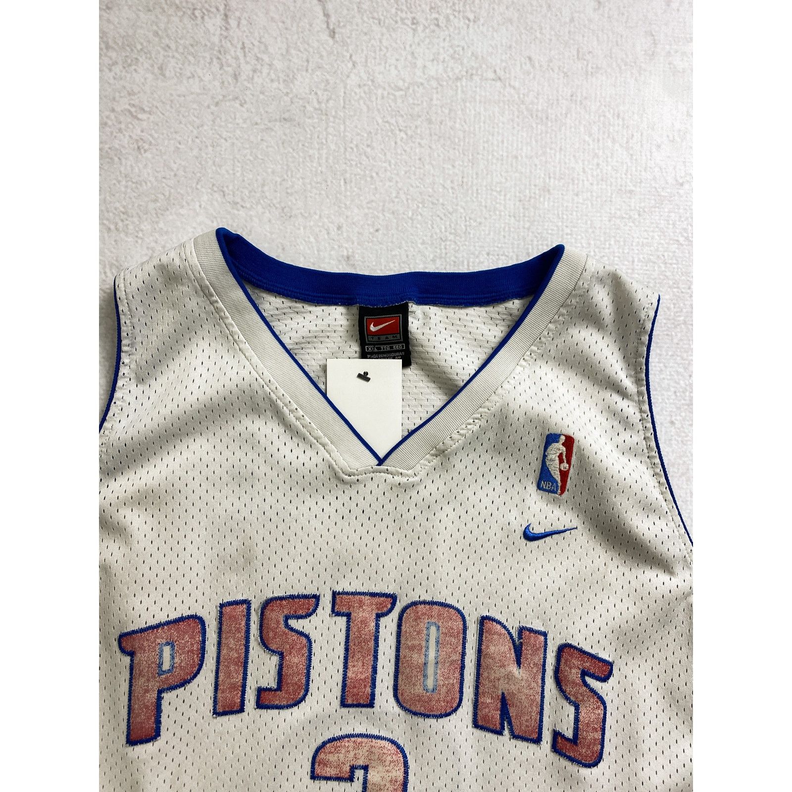 NBA Vintage 90s NBA Detroit Pistons Ben Jersey - Men's 2XL Size US XXL / EU 58 / 5 - 3 Thumbnail