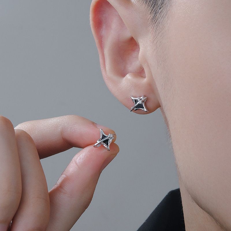 Jewelry Matchless Earrings One Pairs Chrome Jewelry Size ONE SIZE - 2 Thumbnail