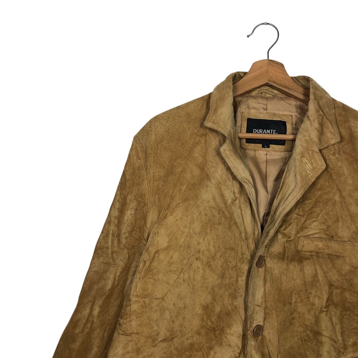 Japanese Brand 📌Vintage Biker Leather Jacket Durante Issey Miyake Size US L / EU 52-54 / 3 - 8 Thumbnail