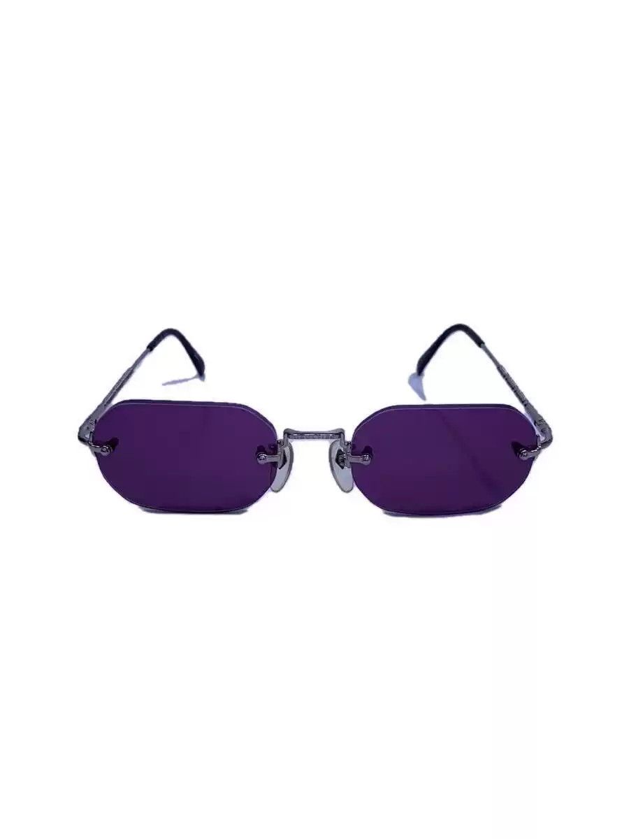 Jean Paul Gaultier Jean Paul Gaultier jean paul gaultier dark purple Ichinose Takumi Honjo Ren rimless sunglasses sunglasses Size ONE SIZE - 1 Thumbnail