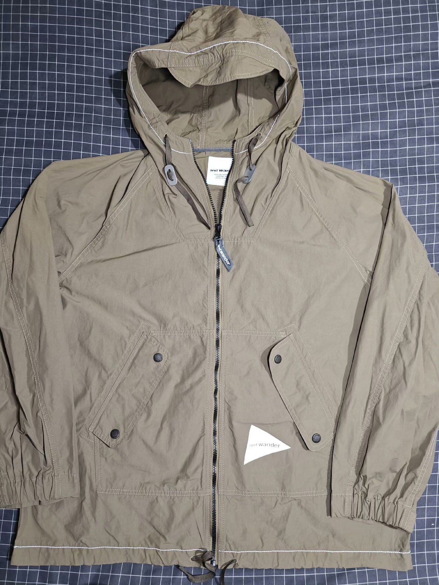And Wander AND WANDER Nylon Taffeta Hoodie Size US XL / EU 56 / 4 - 1 Thumbnail