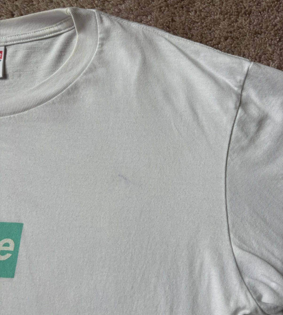 Supreme Supreme x Tiffany Box Logo Tee Size US M / EU 48-50 / 2 - 2 Thumbnail