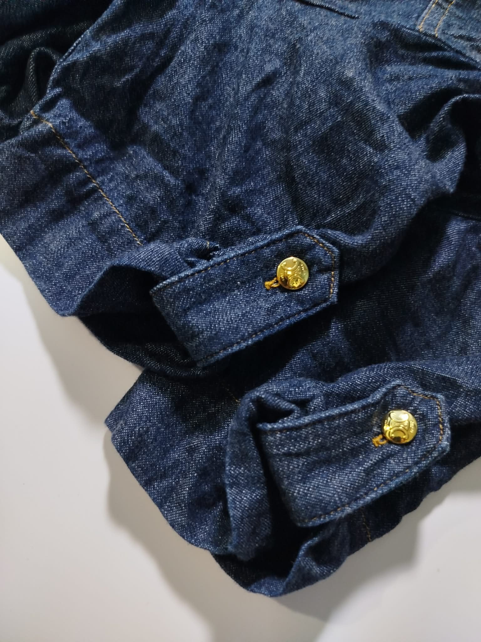 Celine CELINE Denim Lace-Up Dress Size M / US 6-8 / IT 42-44 - 8 Thumbnail