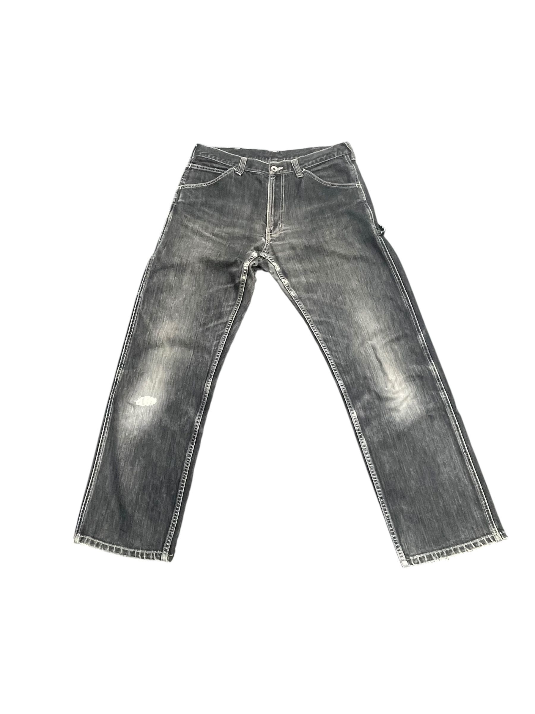 Japanese Brand Japanesebrand Worker Distresed Denim Size US 32 / EU 48 - 1 Thumbnail
