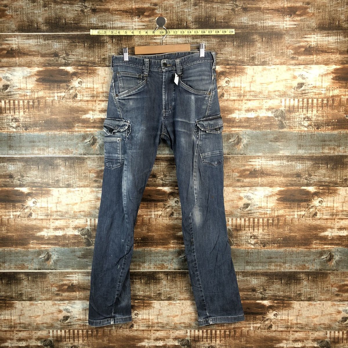 Japanese Brand Even River Black Distressed Denim Pants #A2107 Size US 30 / EU 46 - 1 Thumbnail