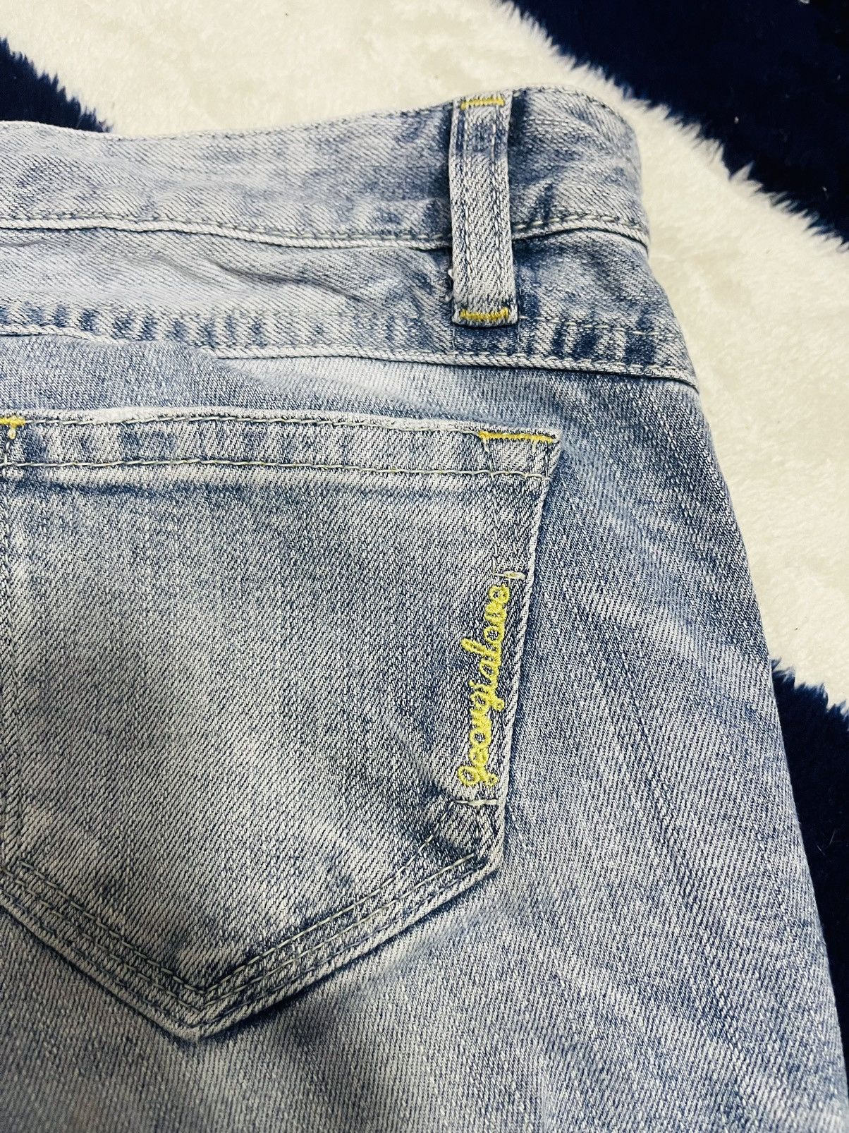 Japanese Brand Unbranded Distressed Jeans (16) Size 28" / US 6 / IT 42 - 3 Thumbnail