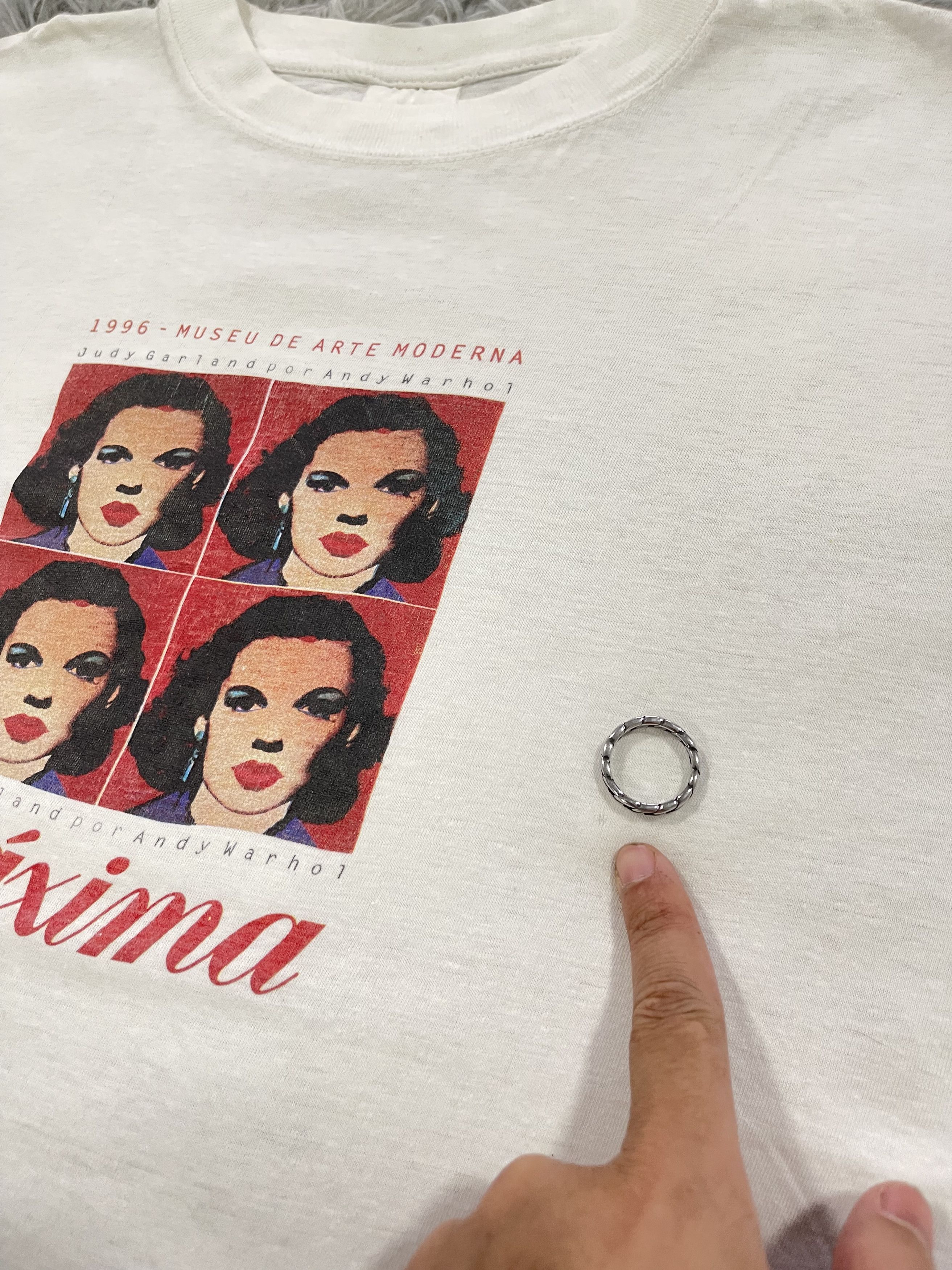 Andy Warhol × Vintage Andy Warhol x Judy Garland T Shirt Vintage Size US XL / EU 56 / 4 - 4 Thumbnail