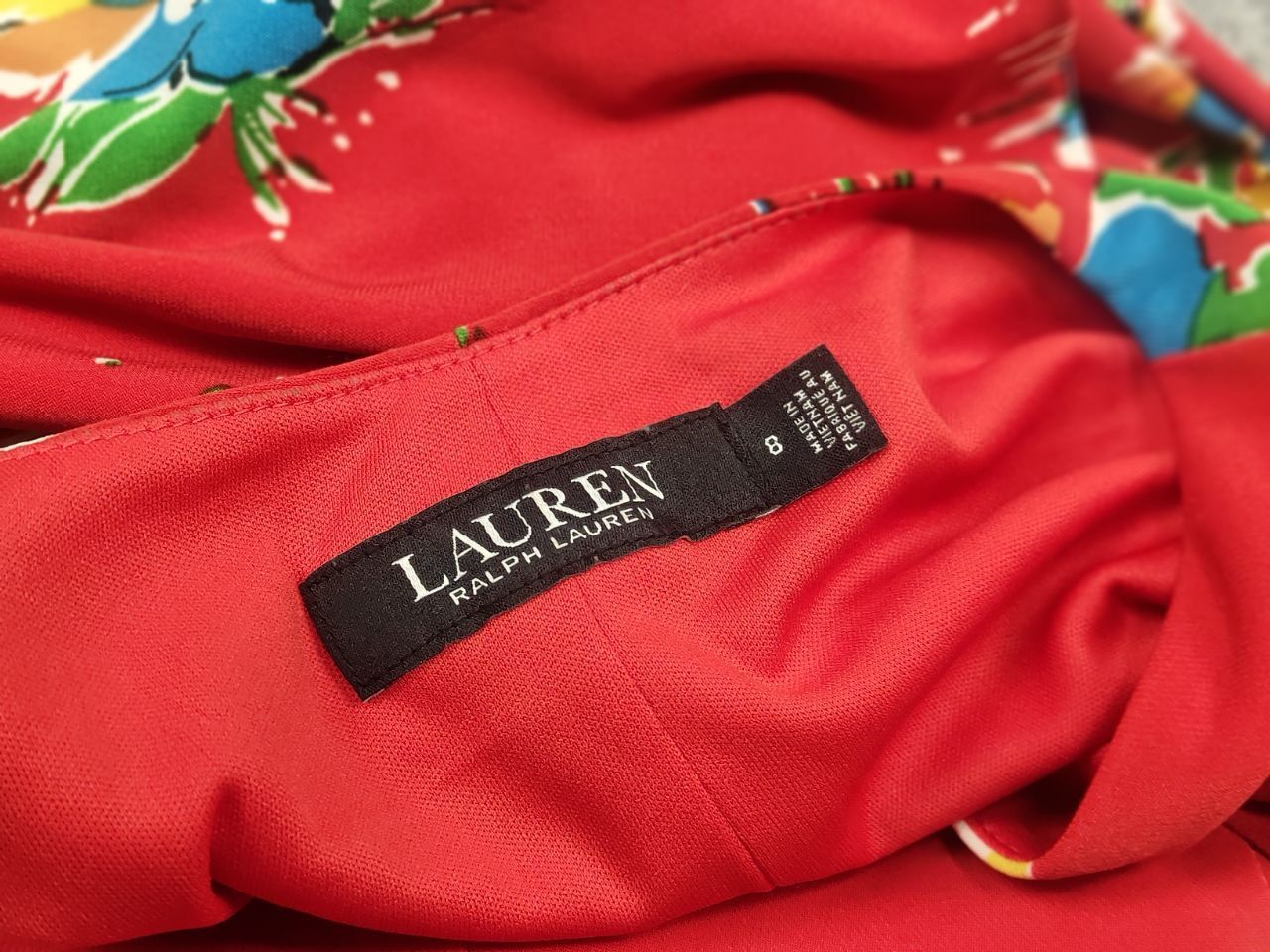 Lauren Ralph Lauren lauren Ralph lauren Black Label Red Dress Flowers Pattern Size M / US 6-8 / IT 42-44 - 12 Thumbnail