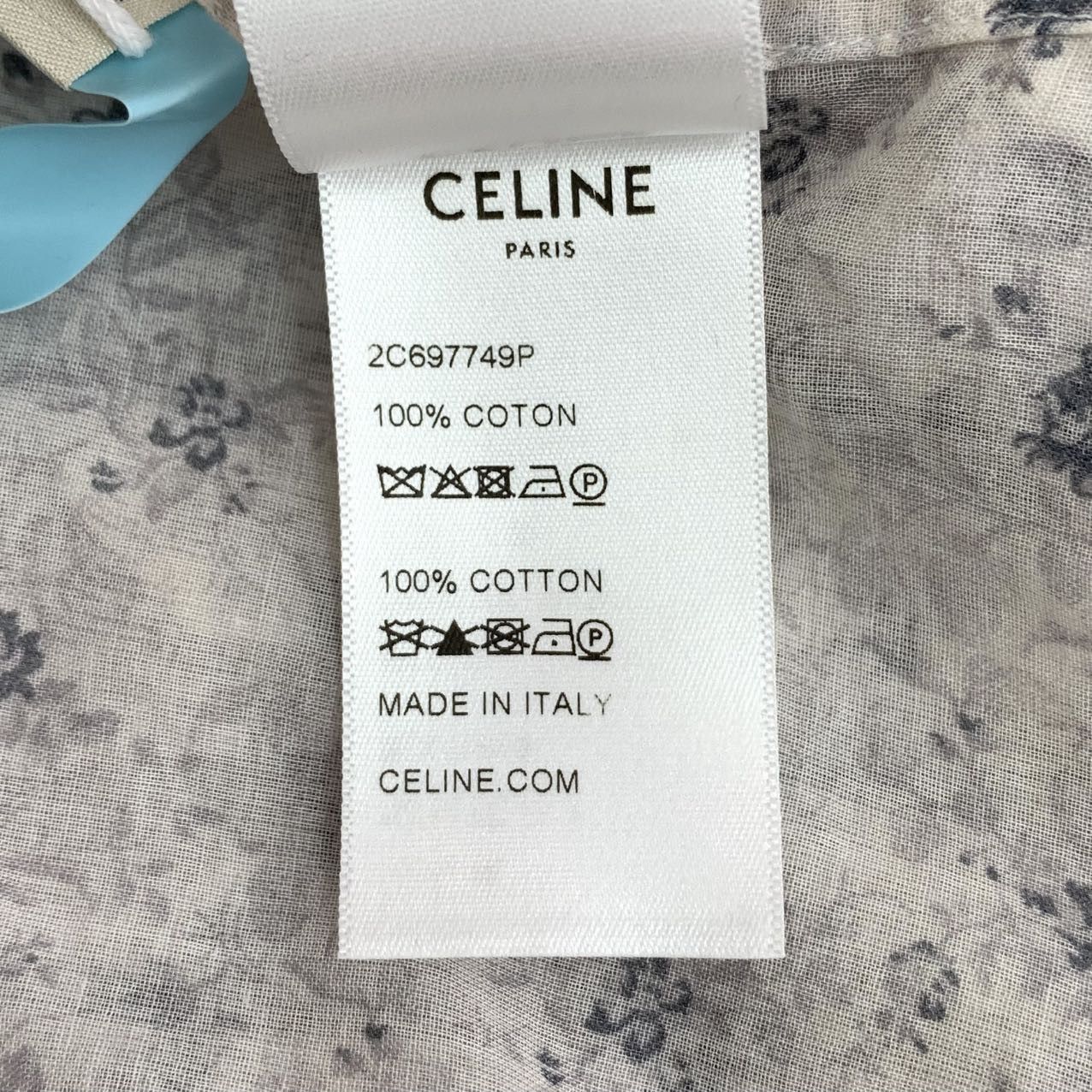 Celine Celine All-over Floral Print Bow Tie Long Sleeve Shirt K26WX Size S / US 4 / IT 40 - 7 Thumbnail
