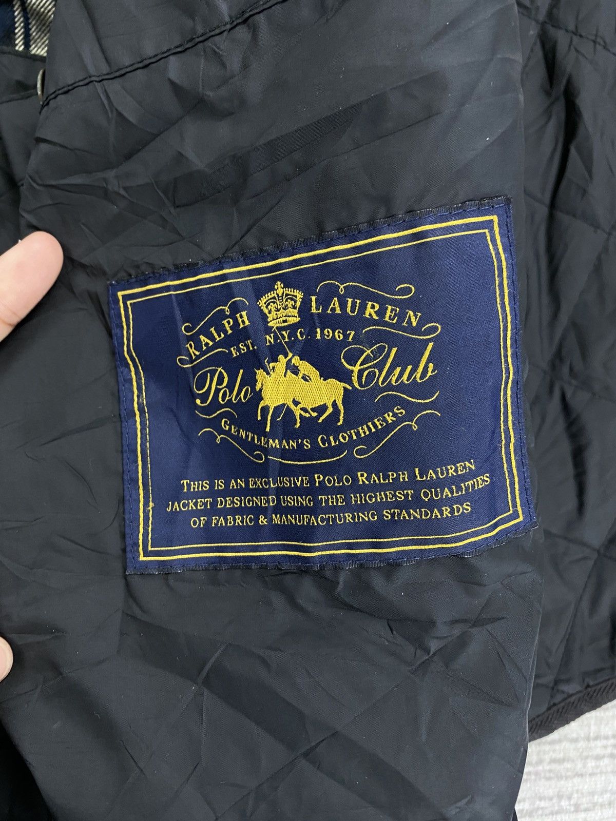 Polo Ralph Lauren × Vintage Vintage 90s Polo Ralph Lauren Quilted Jacket Size US L / EU 52-54 / 3 - 15 Thumbnail