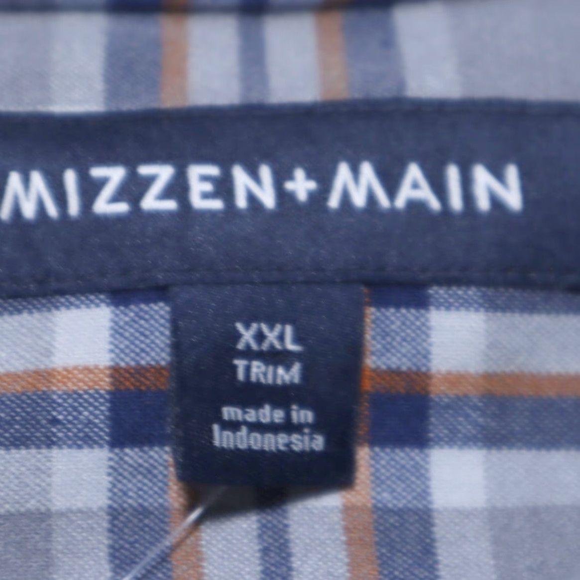 Mizzen+Main Mizzen + Main City Flannel Plaid Button Down Shirt Gray Men's 2XL Size US XXL / EU 58 / 5 - 5 Thumbnail