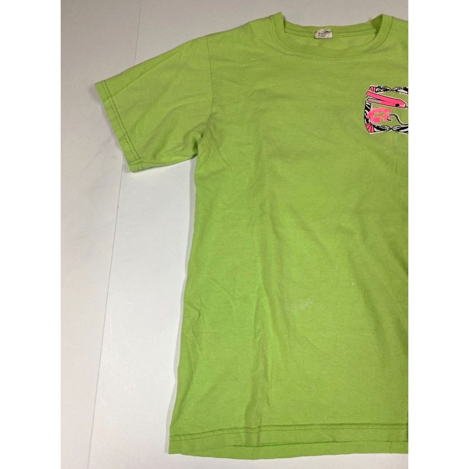 Anvil Anvil Womens T Shirt S Green Pocket Raglan Short Sleeve Casual Mens Womens Girls Size S / US 4 / IT 40 - 3 Thumbnail