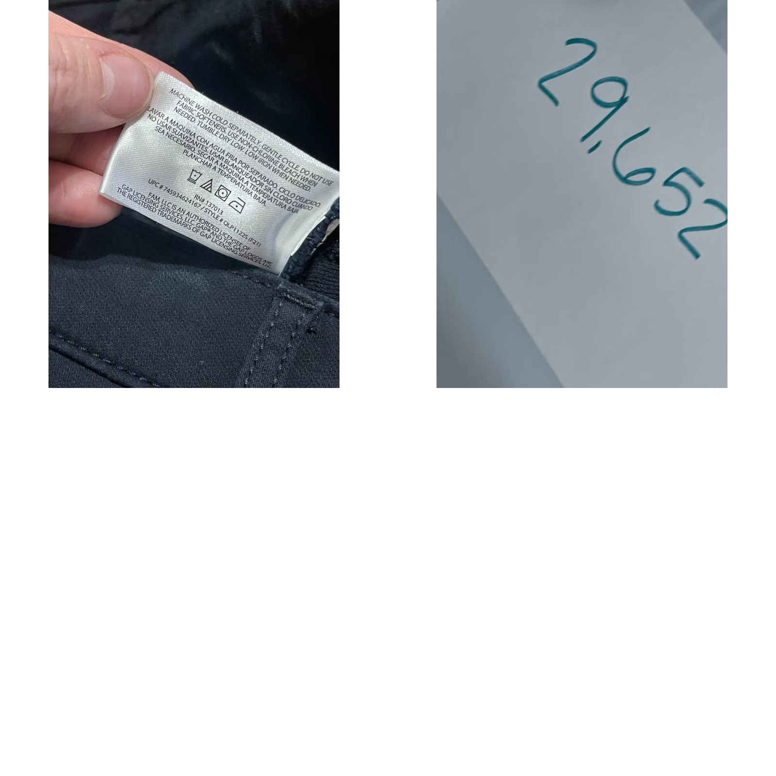 Gap VINTAGE? No. (Oops) Size 28" / US 6 / IT 42 - 9 Thumbnail