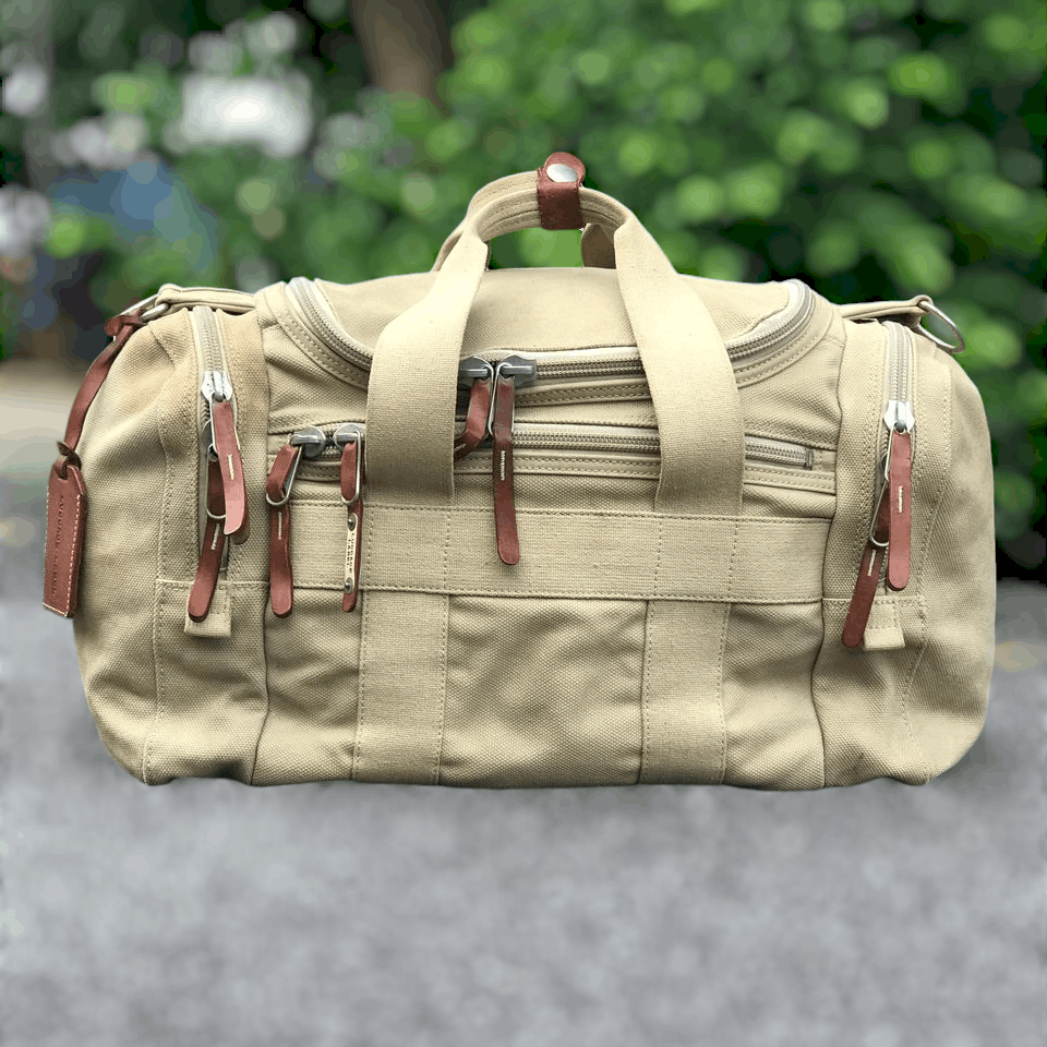 Japanese Brand Vintage Luggage Label Military Travel Bag Size ONE SIZE - 1 Thumbnail