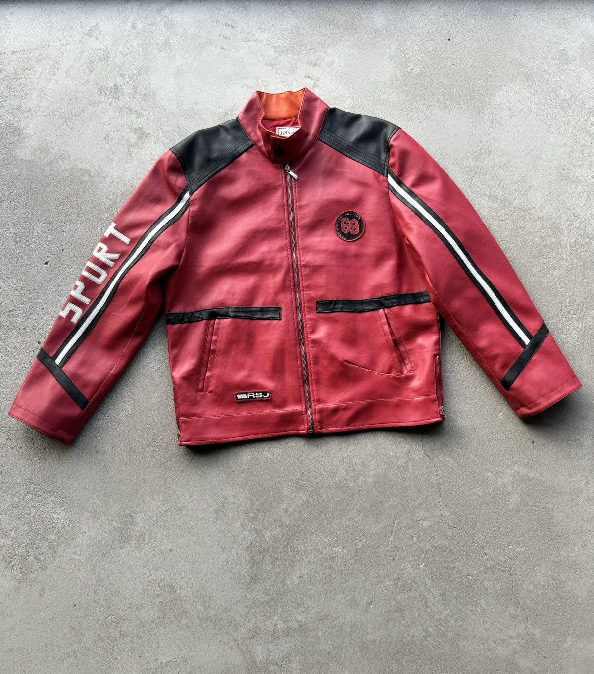 image of Racing Jacket Hype in Red, Men's (Size Medium)