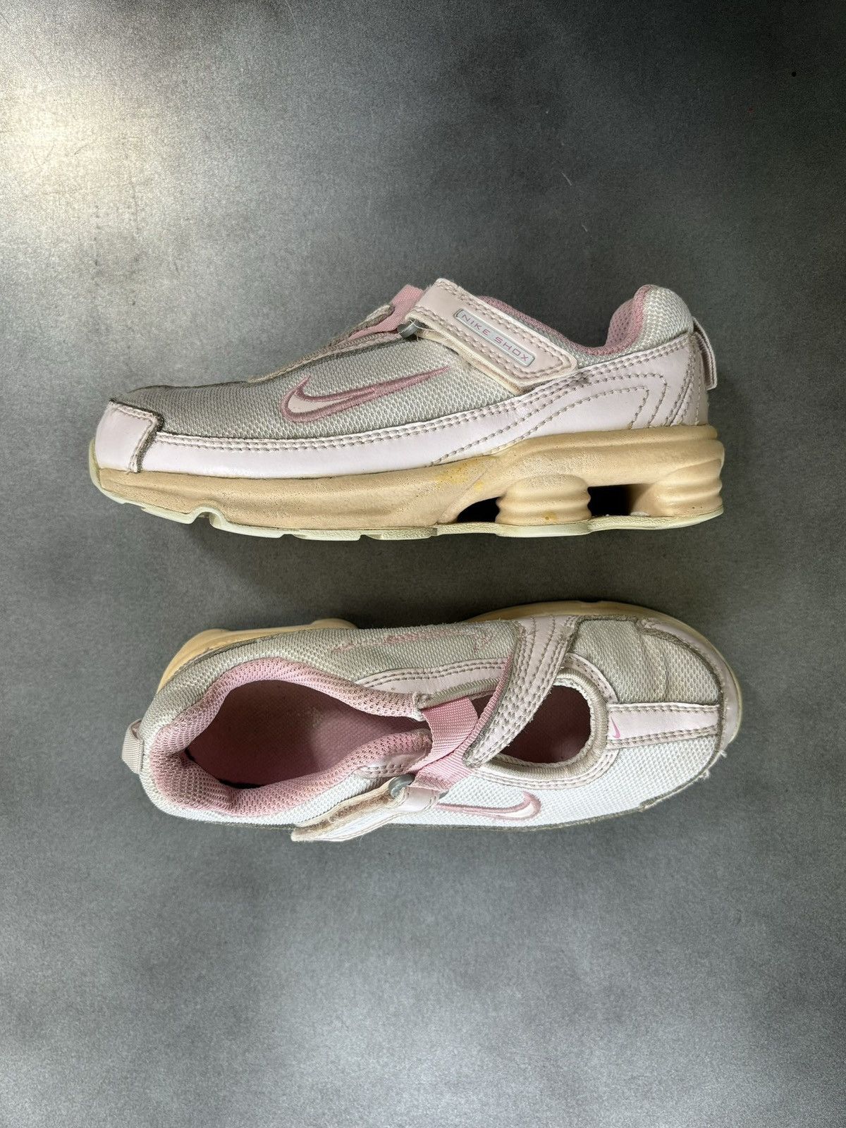 Nike × Vintage 2008 Nike Shox Mary Jane 354945-161 Childrens 12C Baby Shoes Size US 4 / IT 34 - 2 Thumbnail