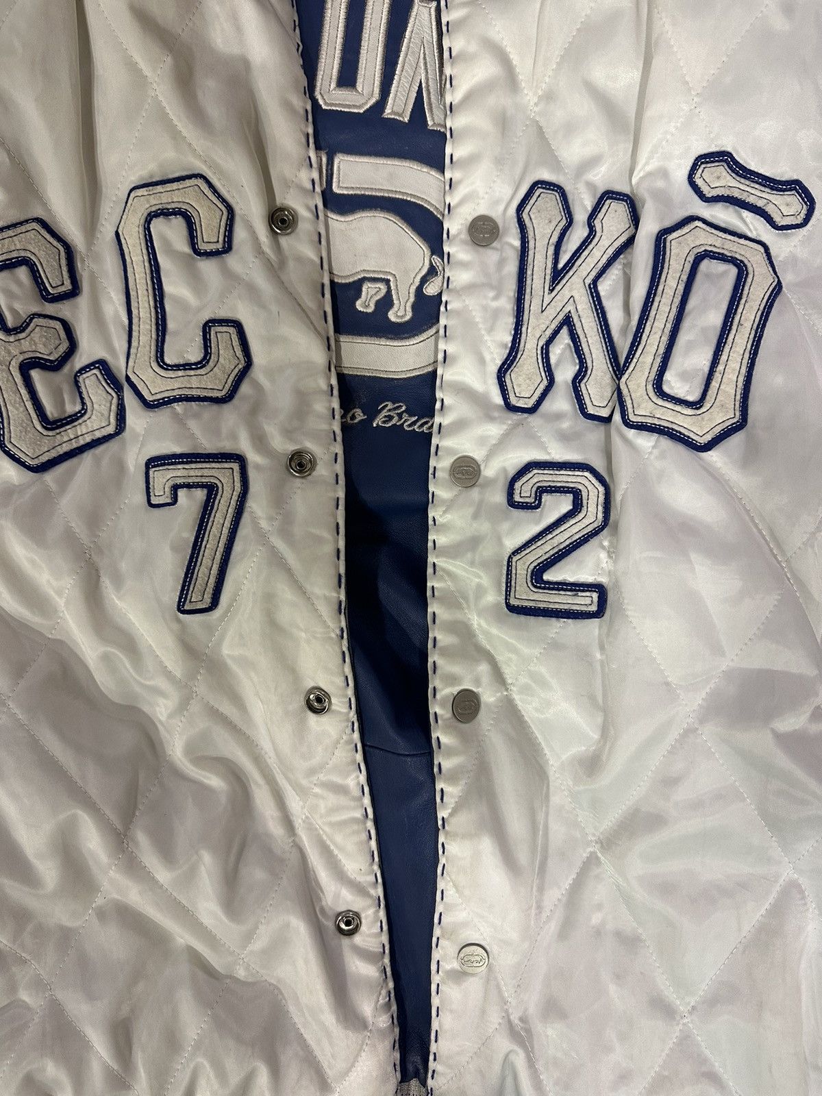 Ecko Unltd. × Phat Farm × Vintage Vintage Eckō Revers-able Leather Bomber! Size US XL / EU 56 / 4 - 6 Thumbnail