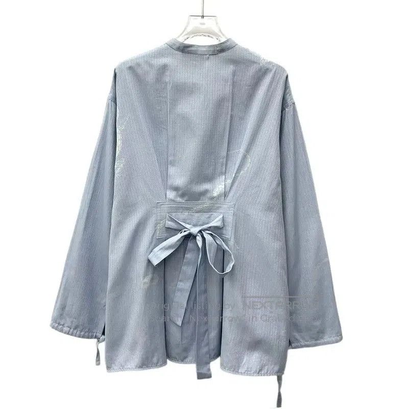 Loewe Loewe Light Blue Cotton Women’s Shirt . Size XXS / US 00 / IT 34 - 2 Thumbnail