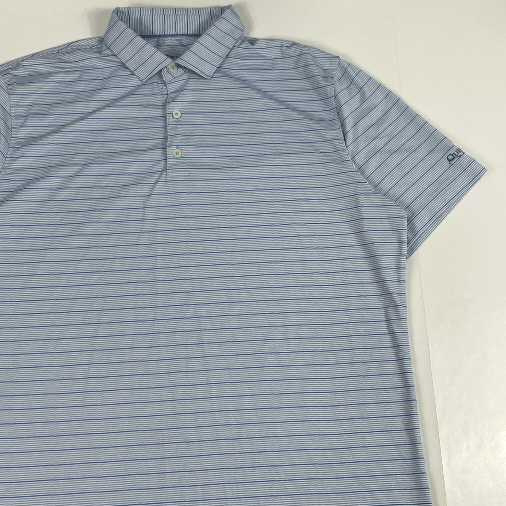 johnnie-O johnnie-O Polo Shirt Men Large Blue Golf Short Sleeve Golfer Performance Shirt Size US L / EU 52-54 / 3 - 3 Thumbnail