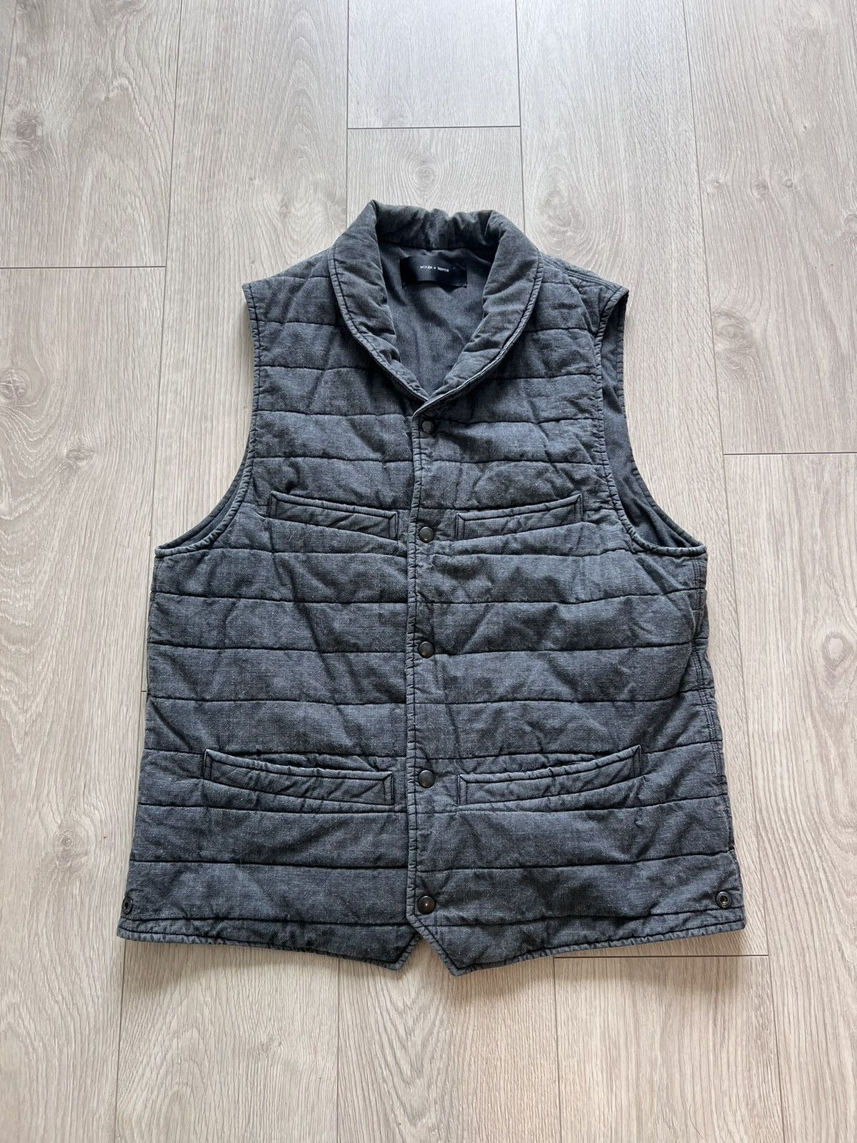 Vintage × Wings + Horns Wings & Horns Primaloft Midweight Puff Vest Jacket Button up Size US L / EU 52-54 / 3 - 1 Thumbnail