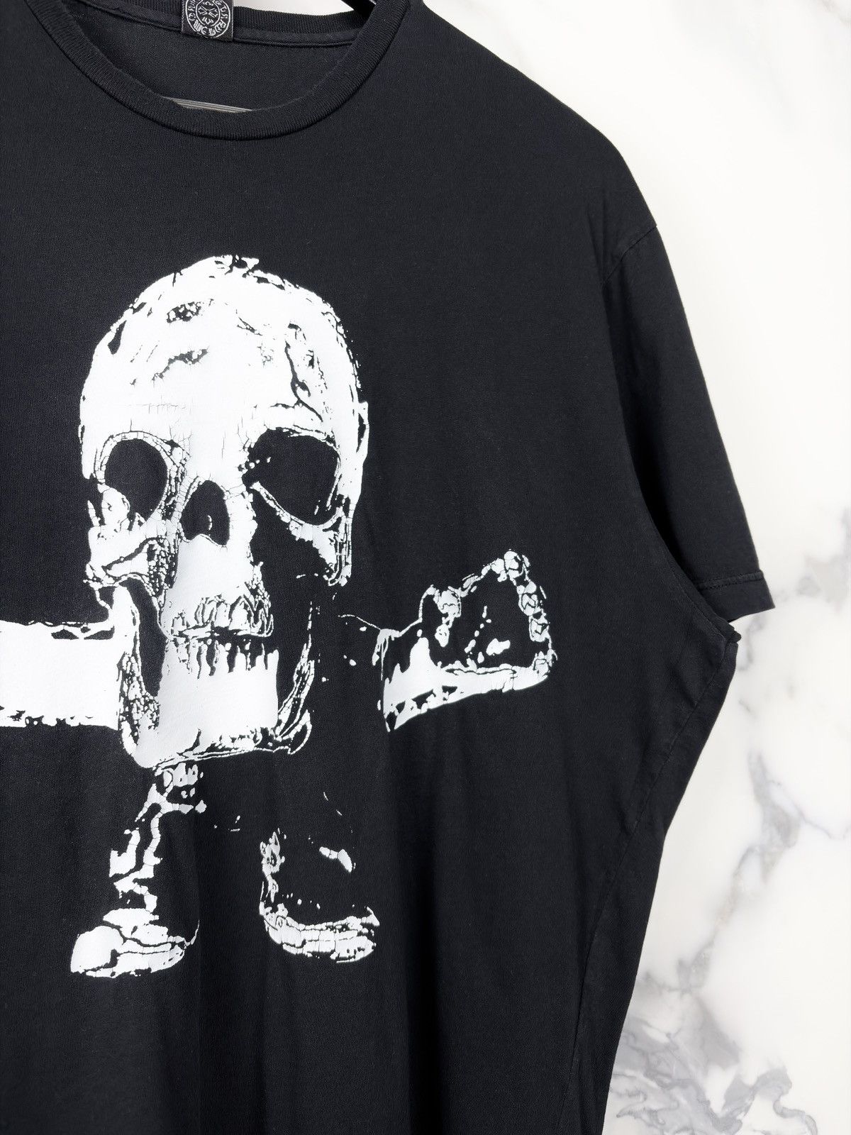 Chrome Hearts Chrome Hearts Vintage Foti Skeleton Big Print Tshirt Black Size US L / EU 52-54 / 3 - 4 Thumbnail