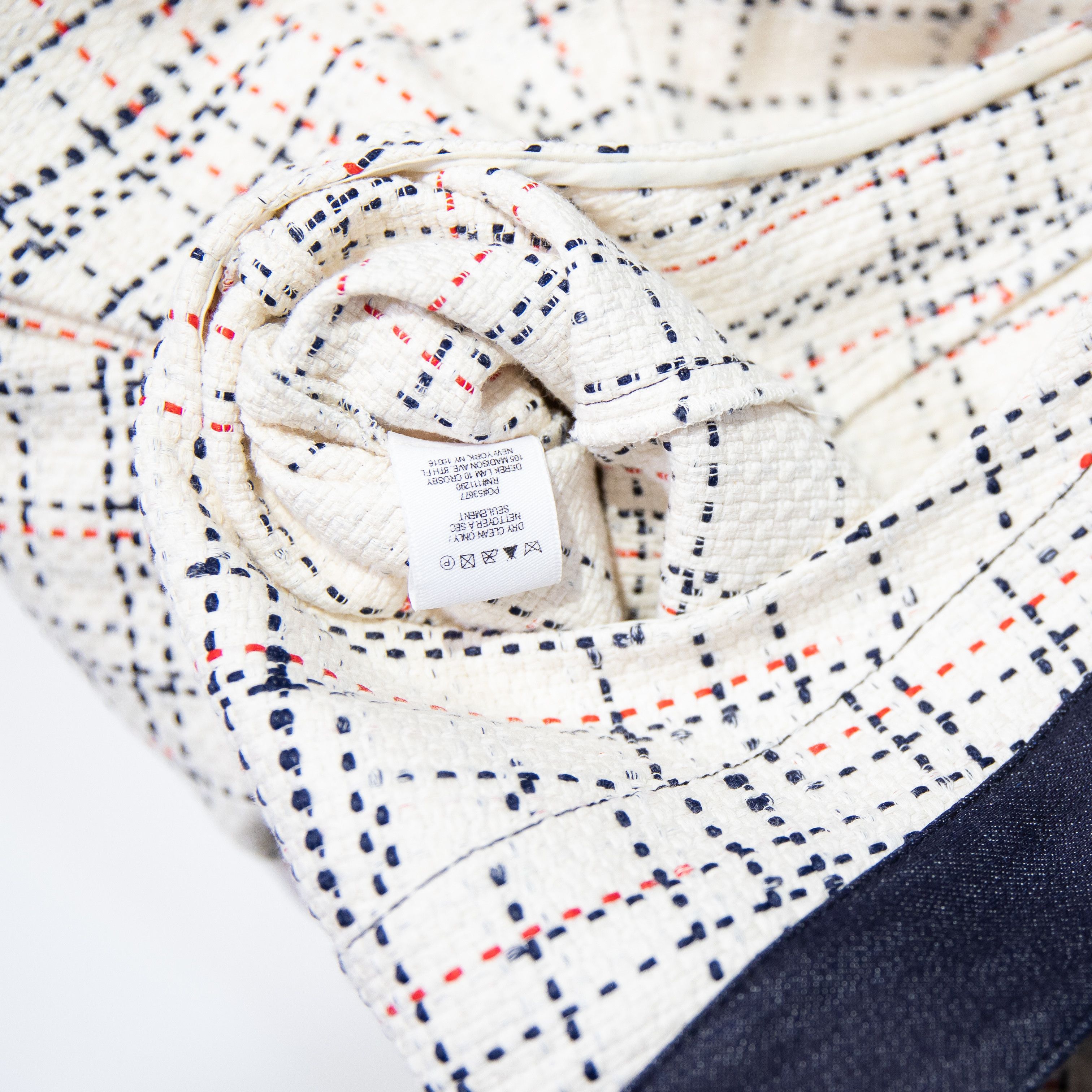 Derek Lam 10 Crosby Derek Lam Cotton Blend Woven Tweed Size M / US 6-8 / IT 42-44 - 3 Thumbnail