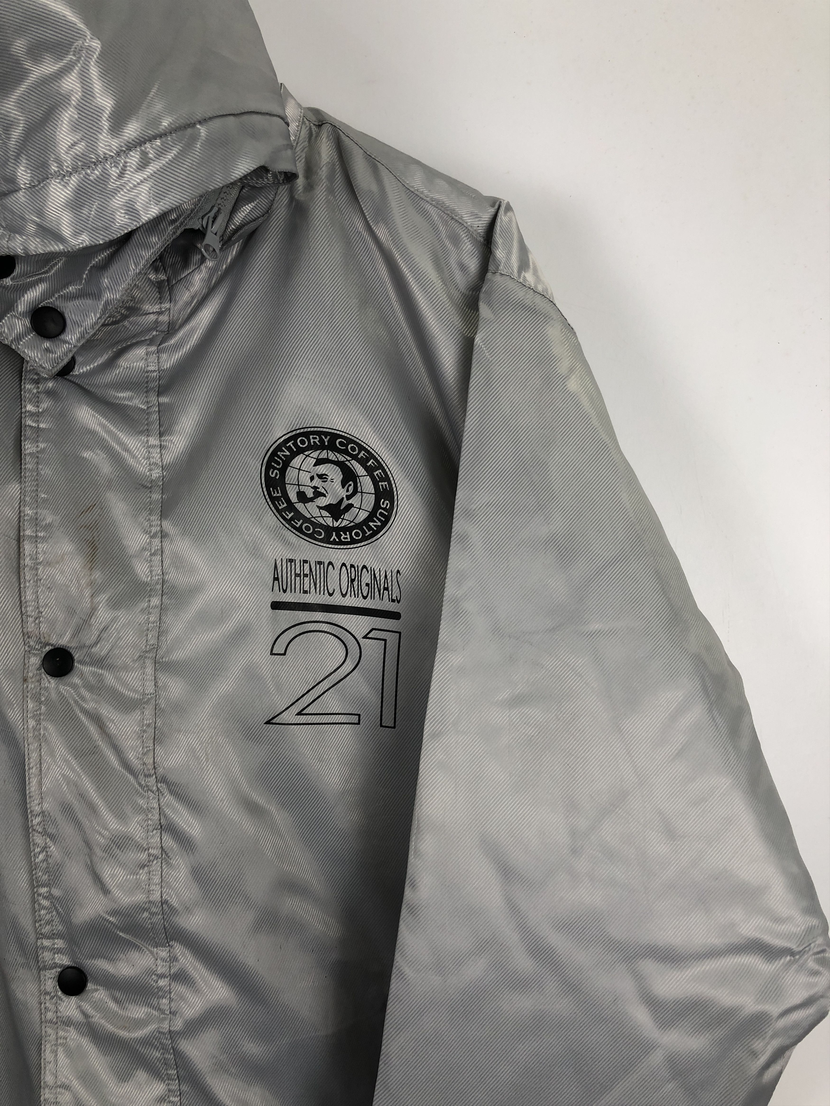 Japanese Brand Vintage Suntory Coffee Parka Button Up Jacket J1704 Size US XL / EU 56 / 4 - 6 Thumbnail