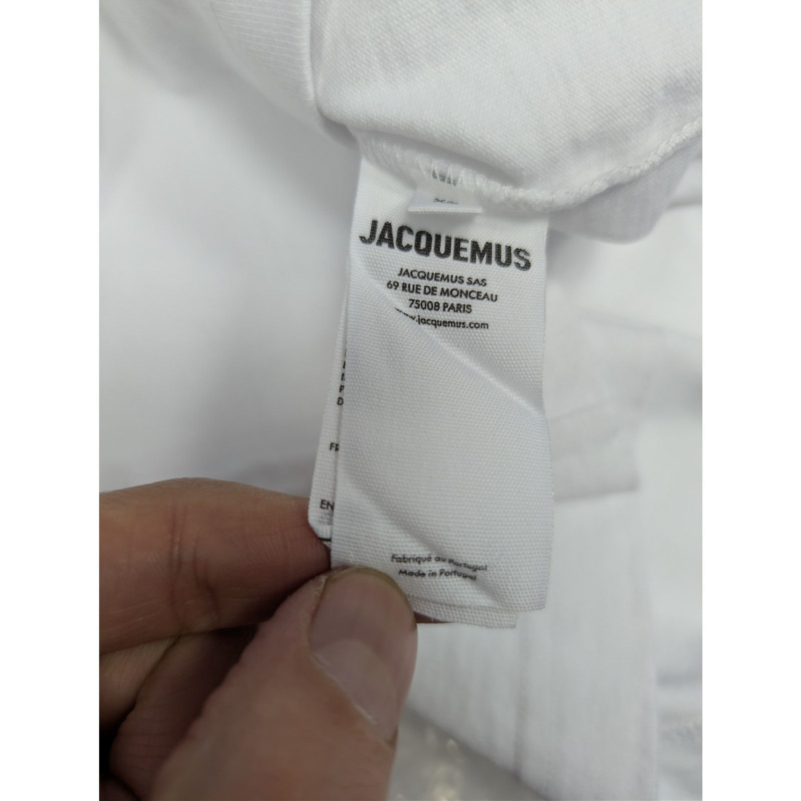 Jacquemus o1rshd1 LE T-Shirt Pavane ML / Jelly Print Shirt in White Size US XS / EU 42 / 0 - 17 Thumbnail