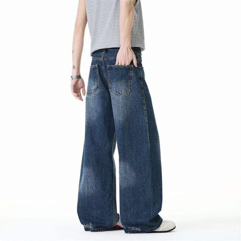 Vintage American Style Distressed Wide Leg Size US 33 - 3 Thumbnail