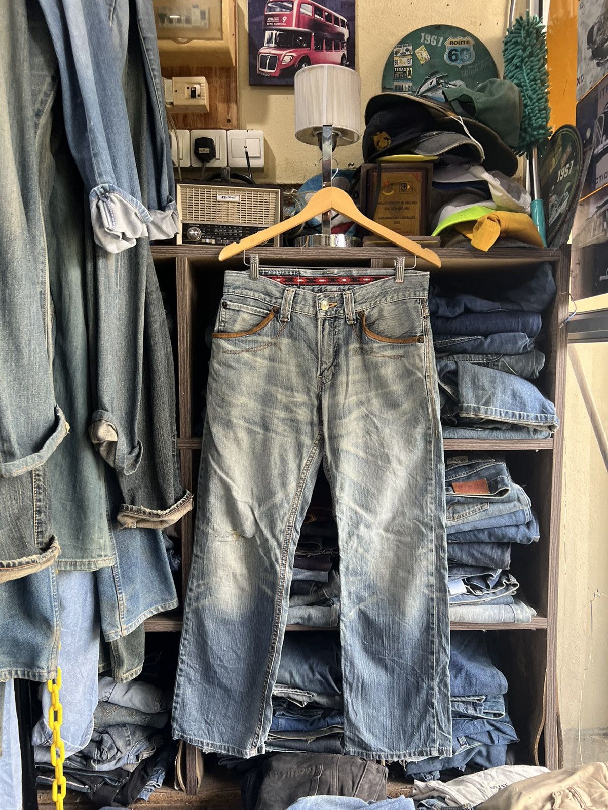 Edwin 🔥Edwin Exclusive Vintage XV Distressed Denim Size US 33 - 1 Thumbnail