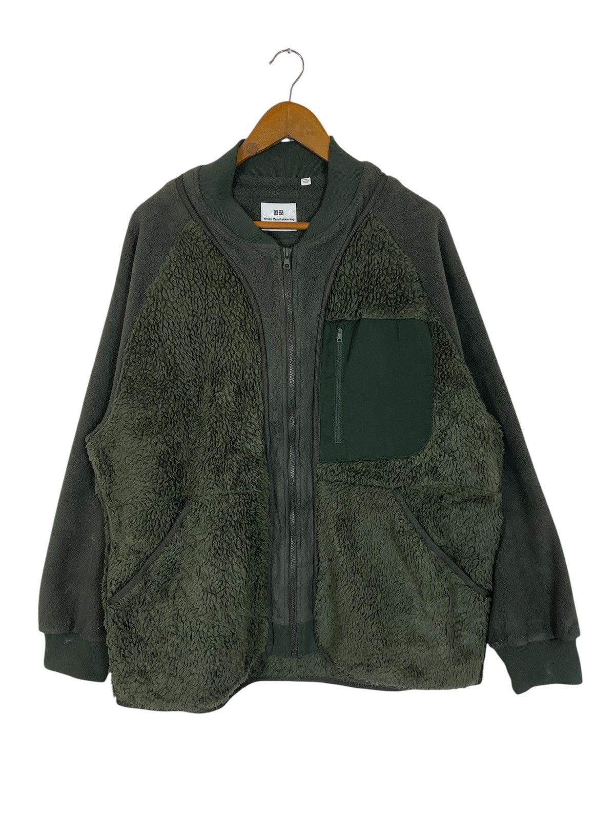 Uniqlo × White Mountaineering WHITE MOUNTAINEERING UNIQLO DEEP PILE SHERPA JACKET Size US XL / EU 56 / 4 - 1 Thumbnail