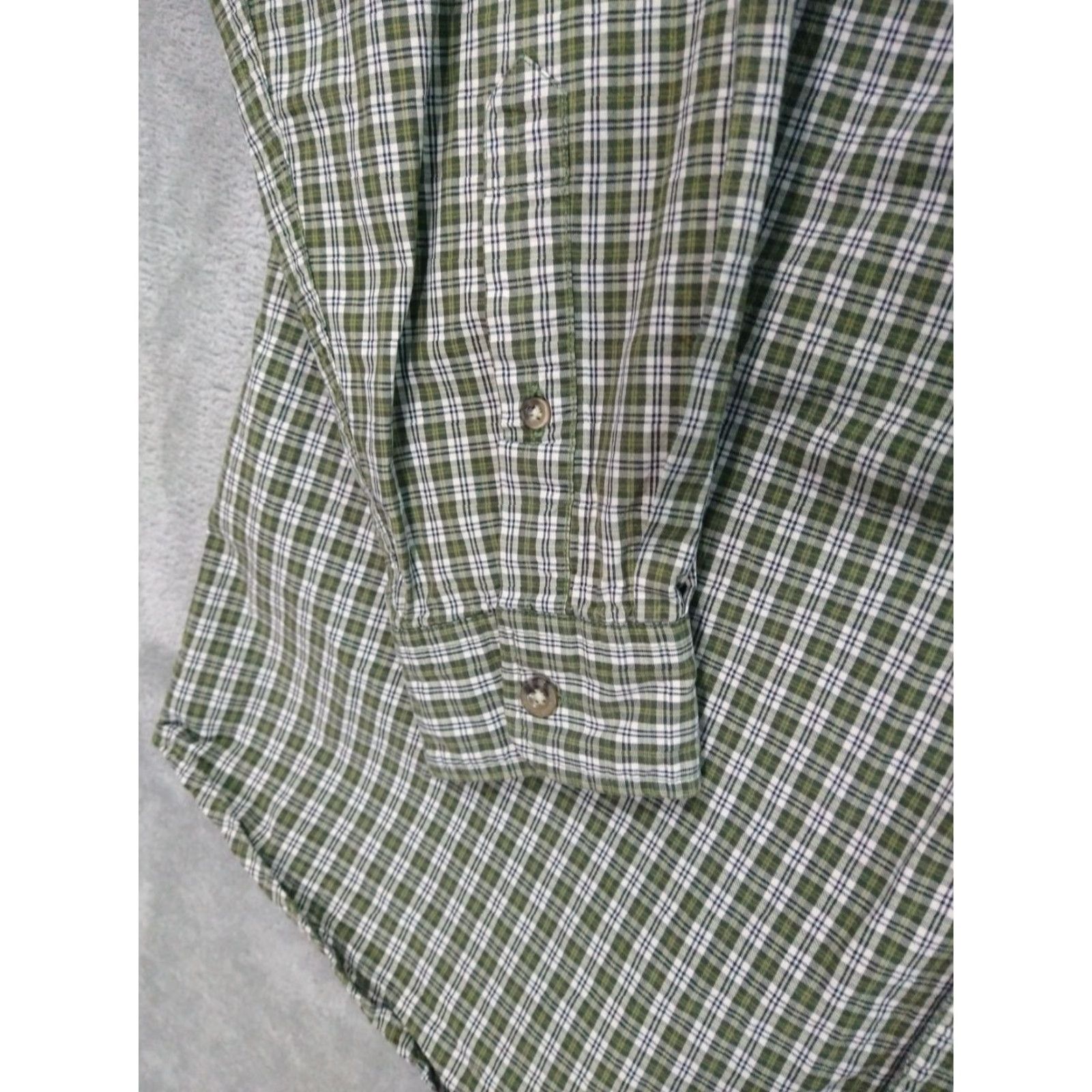 Carhartt Carhartt Shirt Mens Large Green Plaid Long Sleeve Button Down Cotton S153 Size US L / EU 52-54 / 3 - 3 Thumbnail