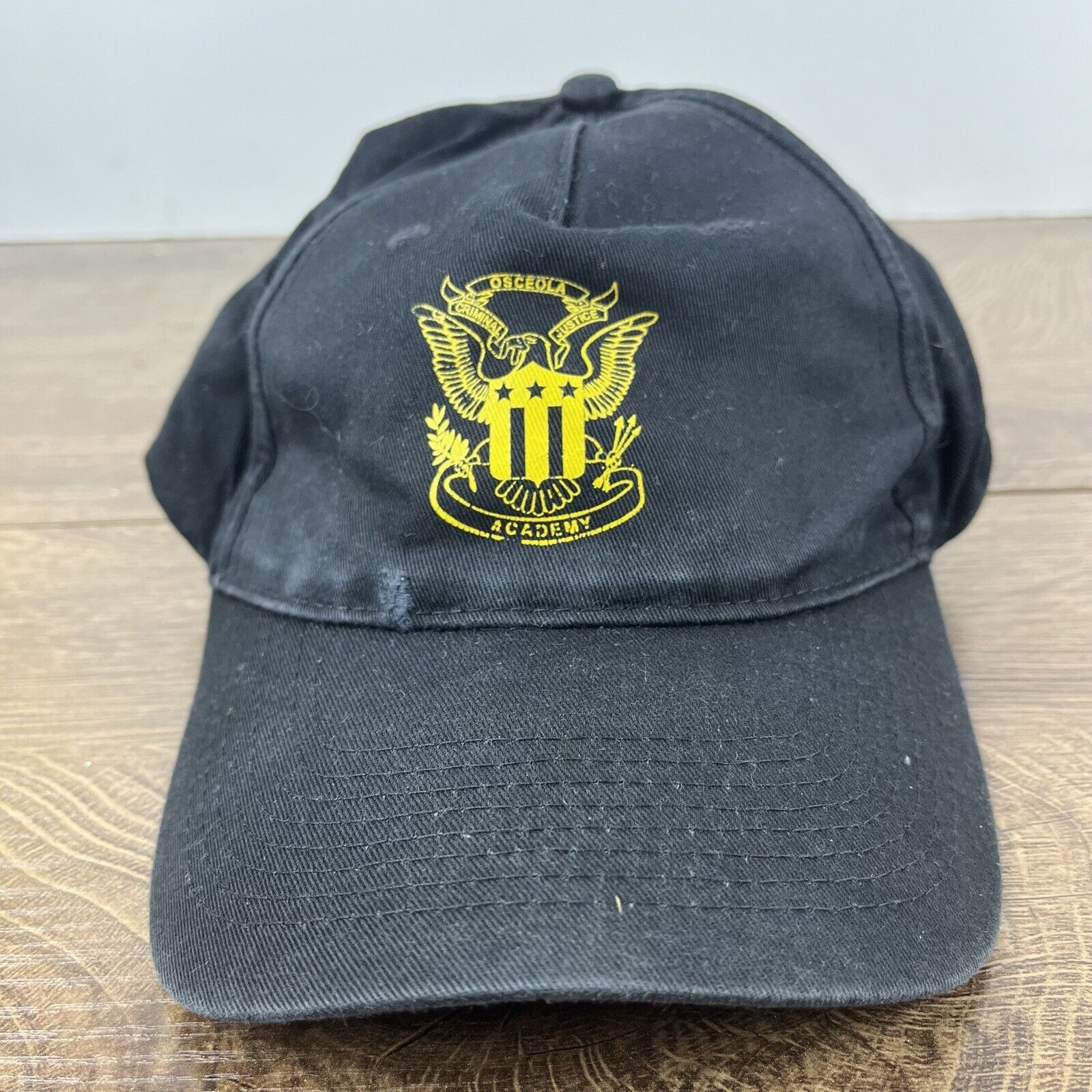 Other Osceola Criminal Justice Academy Hat Black Adjustable Hat Bl Size ONE SIZE - 4 Thumbnail