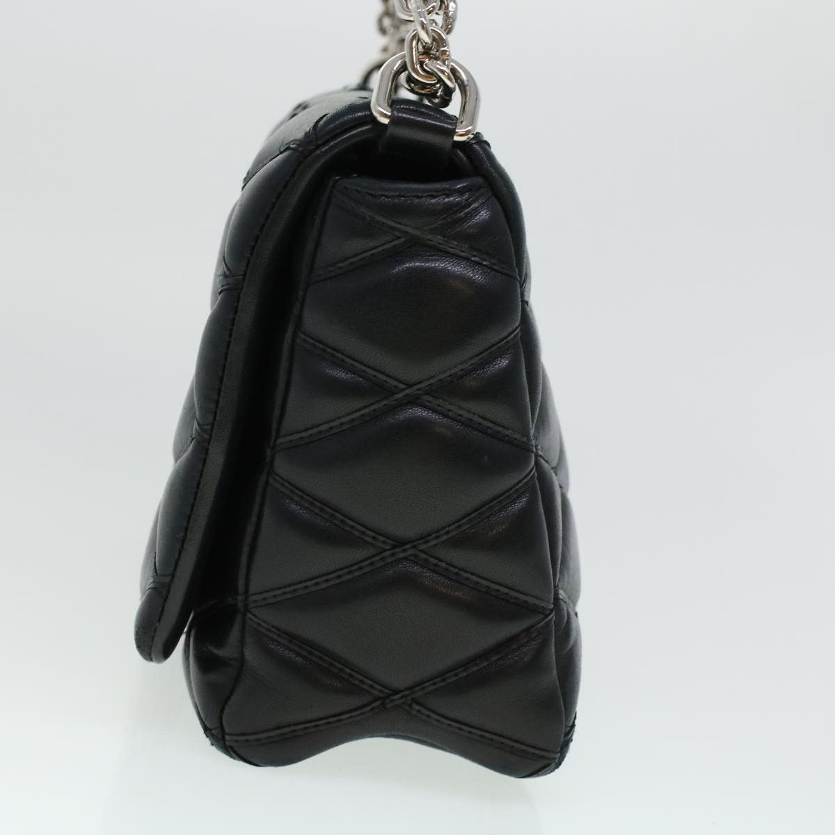 Louis Vuitton LOUIS VUITTON Quilted Martage Shoulder Bag Calfskin Black Size ONE SIZE - 3 Thumbnail