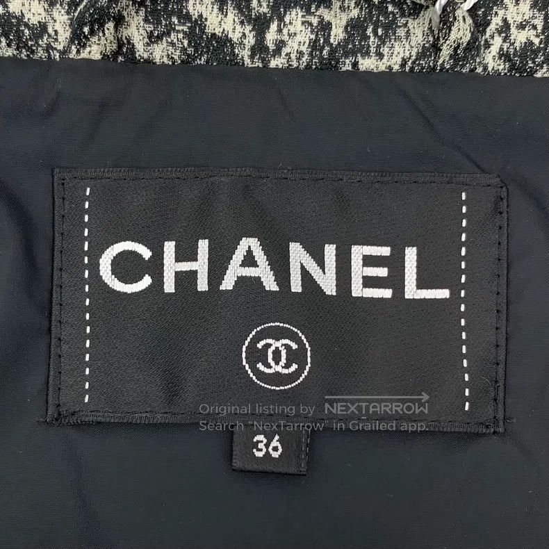 Chanel Chanel Black and gray textured horsehair stitching tweed h Size XS / US 0-2 / IT 36-38 - 5 Thumbnail