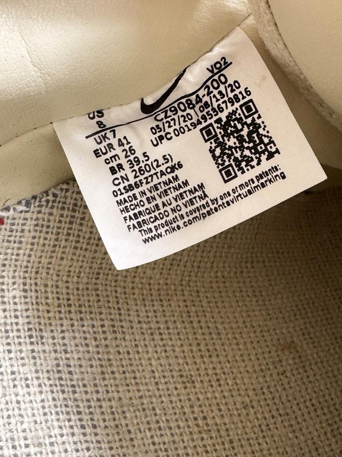 Nike NIKE AIR FORCE 1 LOW STUSSY FOSSIL STONE TRAINERS UK 7 Size US 8 / EU 41 - 6 Thumbnail