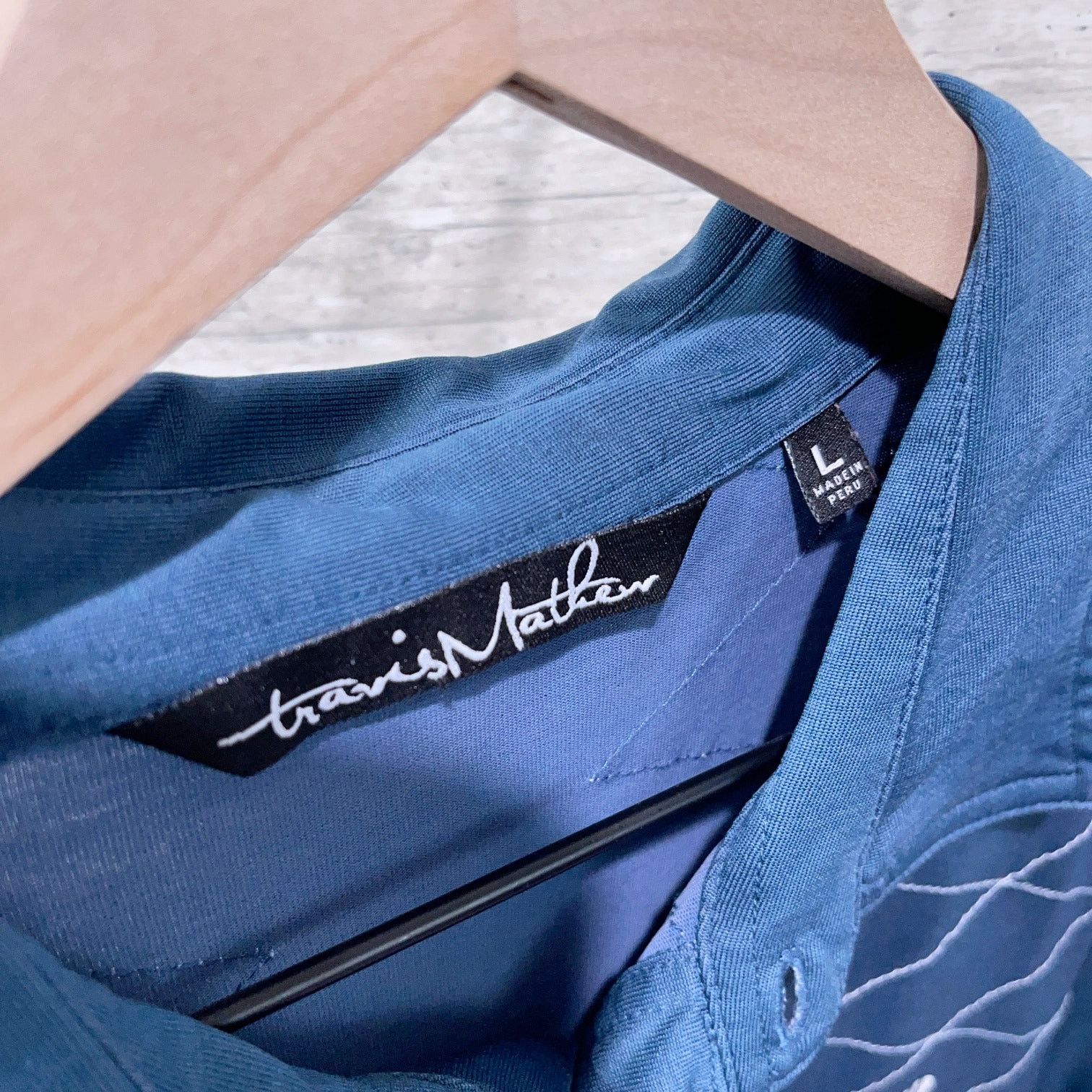 TravisMathew Travis Mathew Performance Golf Polo Shirt Blue L Size US L / EU 52-54 / 3 - 5 Thumbnail